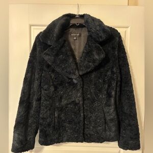 Braeton Black Teddy Jacket Size S